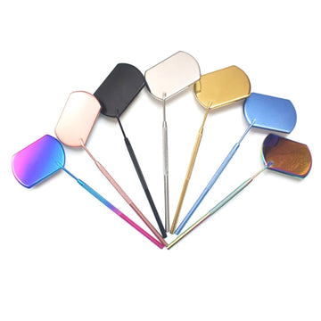Professional Eyelash Extension Removable Stainless Steel Multifunction Checking Mirror